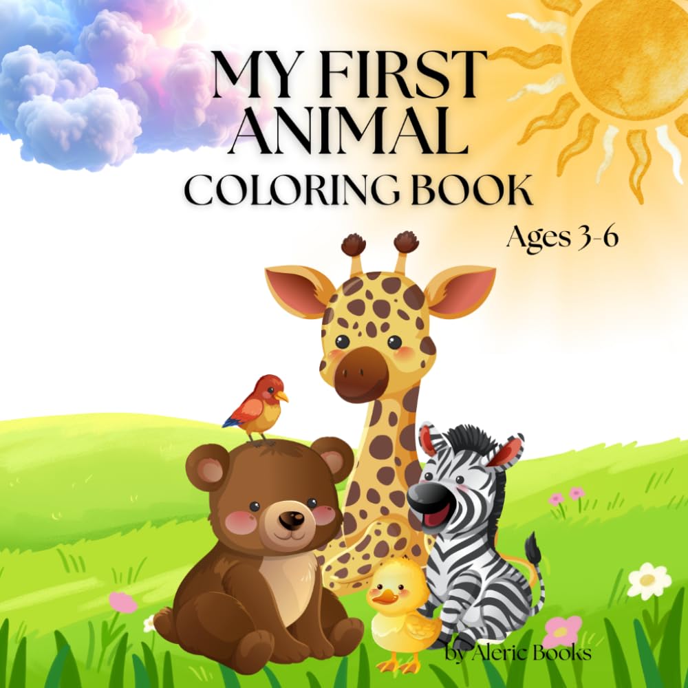 My First Animal Coloring Book cover