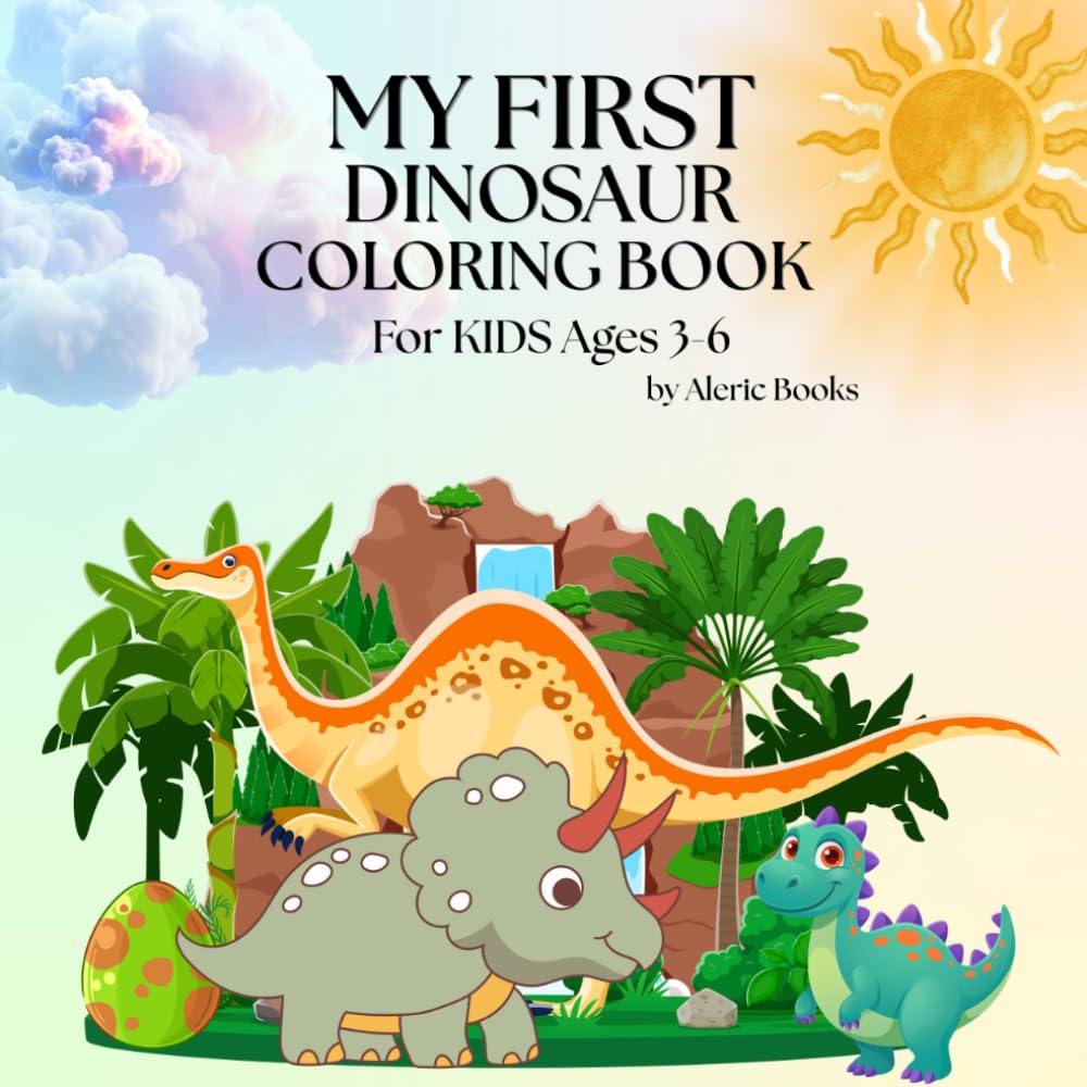 My First Dinosaur Coloring Book cover